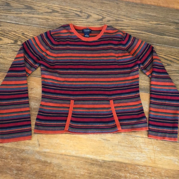Y2K American Eagle Striped Longsleeve - Picture 5 of 11